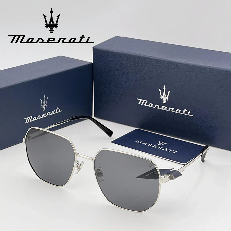 MASERATI Luxury Sunglasses Nylon Sunglasses UV400 Sunglasses for Driving Cycling Beach Outdoor for Men Women Trendy Design