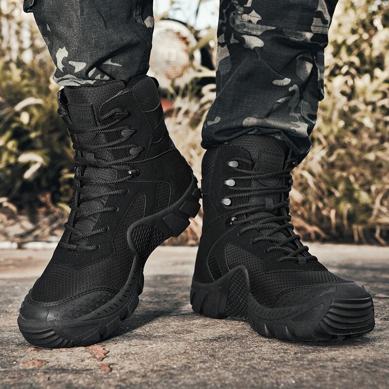Men Ankle Boot Men's Military Boots Combat Tactical Army Boots Men Shoes