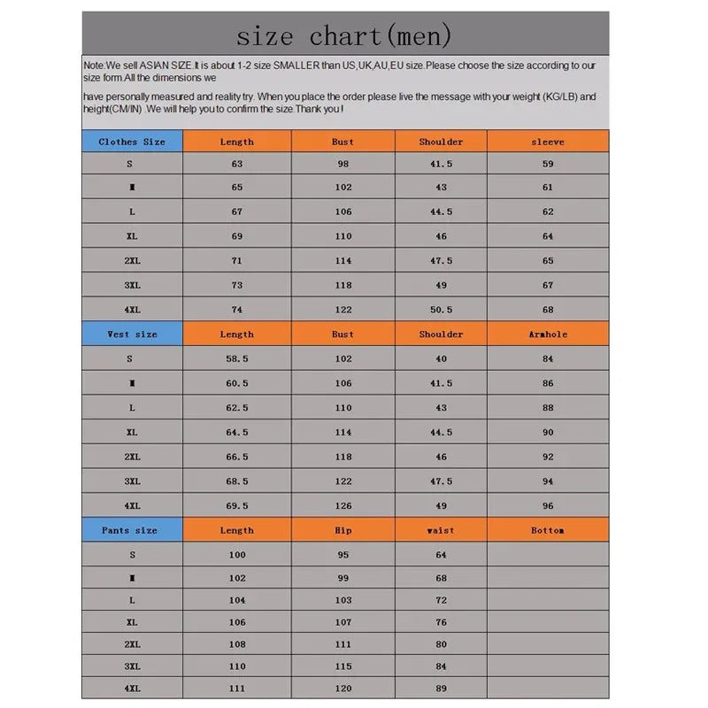 3 Pieces Set Hoodies+Vest+Pants Casual Track Suit Clothing Coats Winter Thick Warm Tracksuit for Couple Printed Mens Set Vest