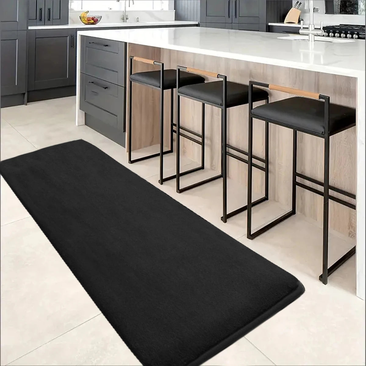 1pc kitchen mat  Quick-Dry Memory Foam Kitchen Mat - Luxuriously Soft, Non-Slip
