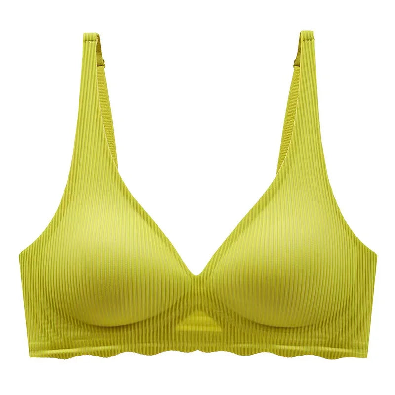 Seamless Women's Bra Small Chest Big Hollow Design Underwear Support