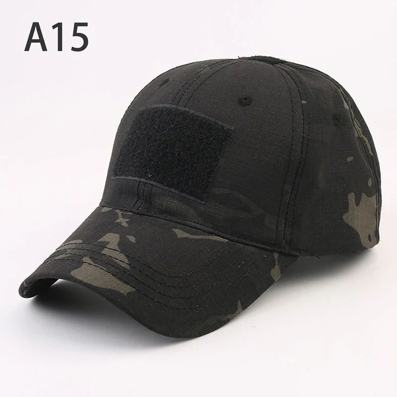 Baseball Caps Camouflage Tactical outdoor Soldier Combat Paintball Adjustable Hat