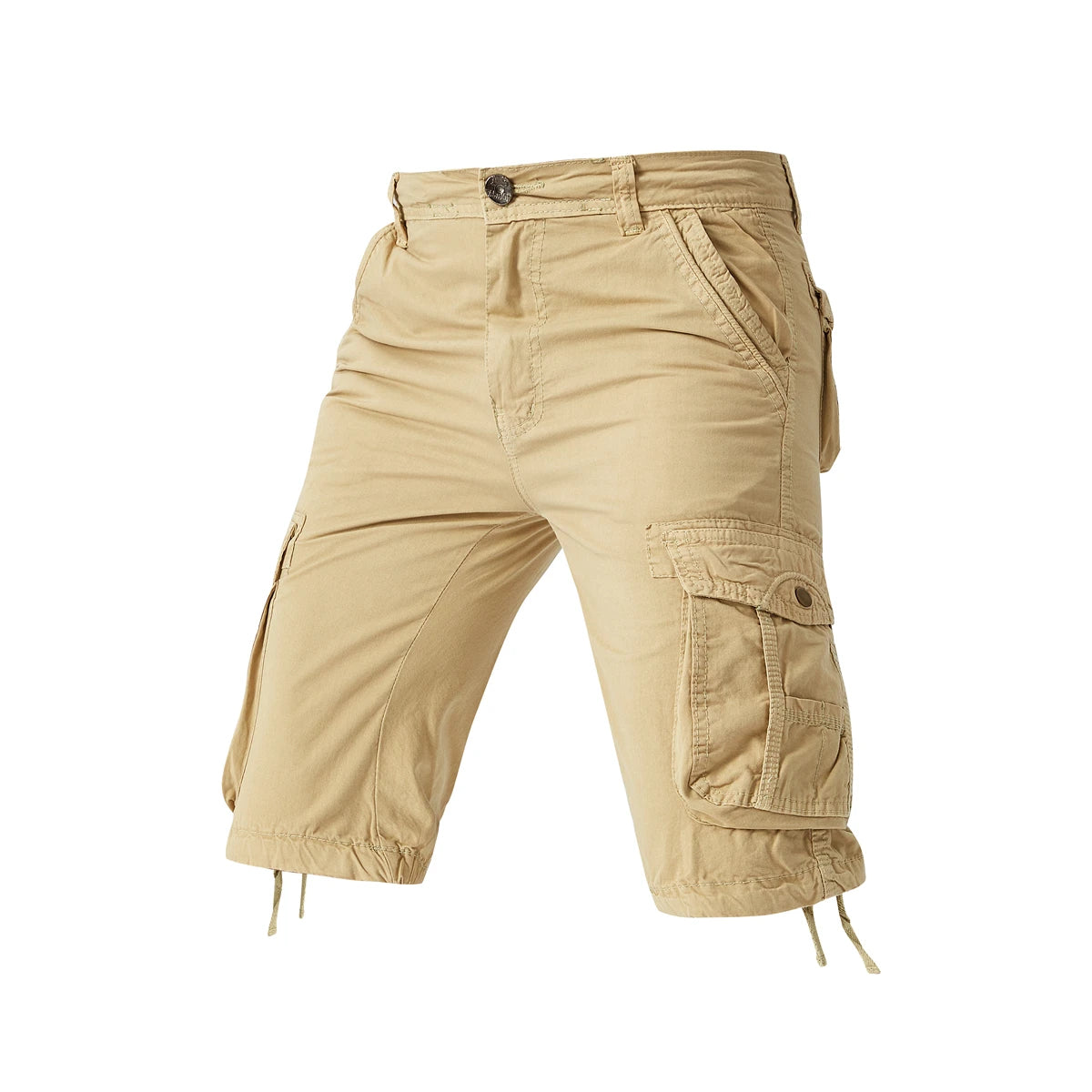 No Belt Camouflage Camo Cargo Shorts Men 2024 New Mens Casual Shorts Male Loose Work Shorts Man Military Short Pants Plus Size