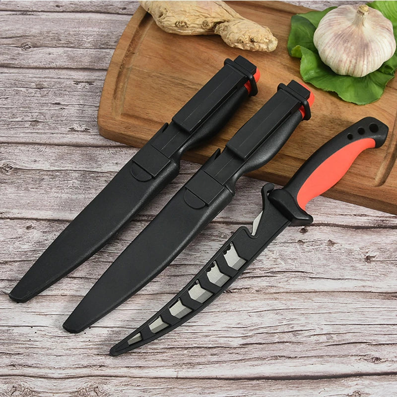 Stainless Steel Multifunctional Fishing Knife Fish Killing Knives Fish Planing Knife Kitchen