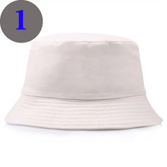 Unisexe Reversible Bucket Hats Man Women Cotton Fisherman Cap Girl Boy Daily