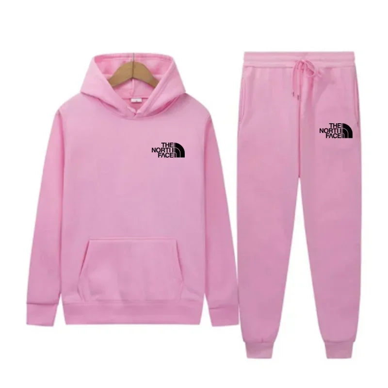 Autumn and winter hot selling men's and women's casual sports outdoor jogging hoodie set, sports hoodie and sports pants set