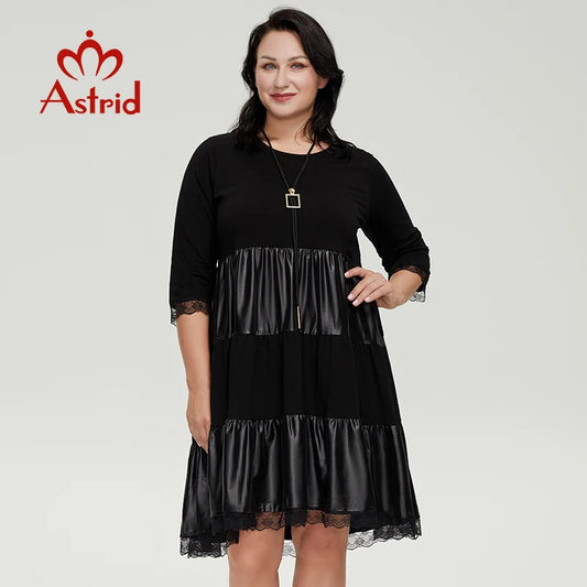 Formal attire Dresses: Dresses For Women Pu Leather Dress Long Sleeves