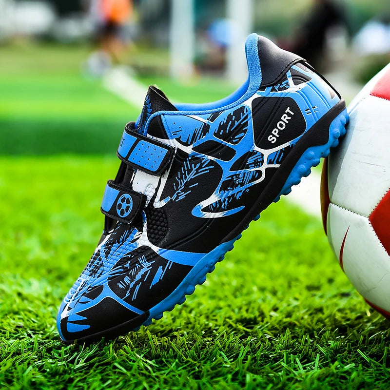 YISHEN Soccer Shoes Boys Girls Kids Sport Shoes TF/FG Cleats Training Football Shoes