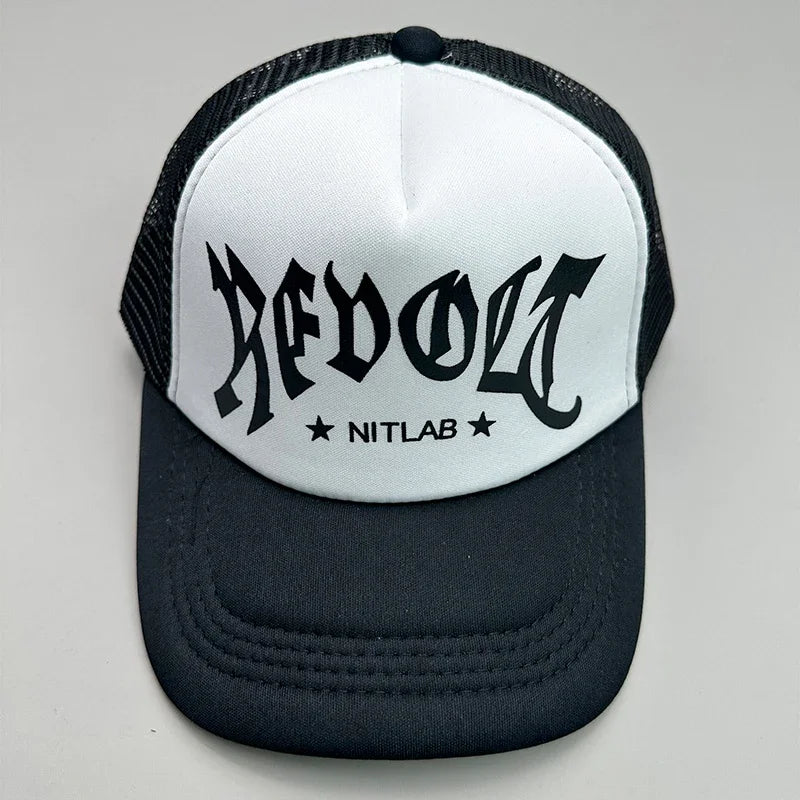 New Cool Street Hip Hop Letter Colorful Meshed Men Women Baseball Hats Cotton Summer Adjustable Breathable Snapback Sport Caps