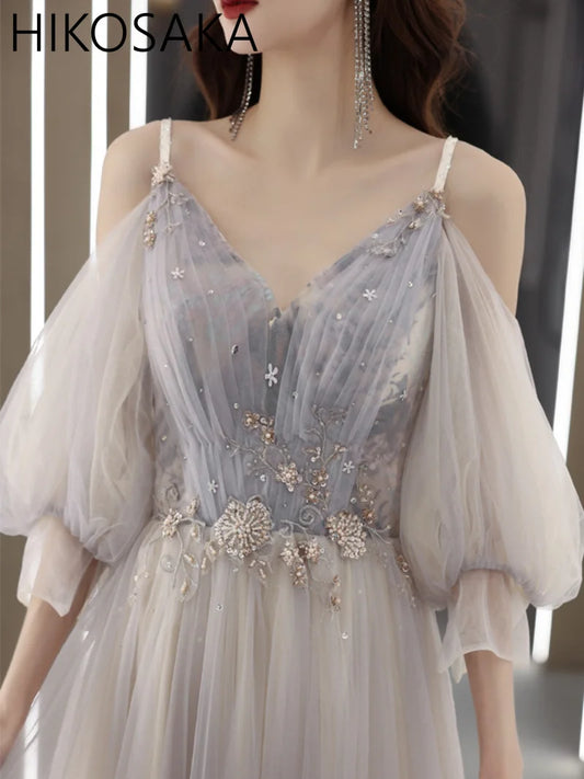 Homecoming Dresses: Women Long Party Dress Vintage Off Shoulder Sequin