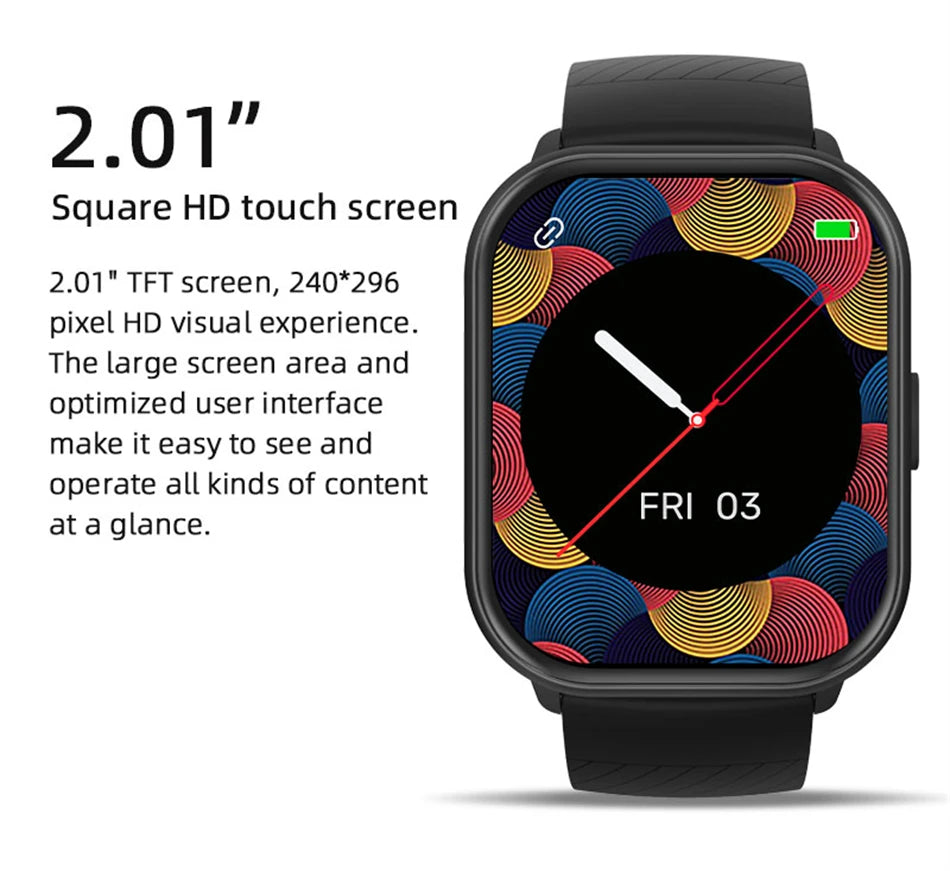 2026 New Lady fashion Smart Watch Men Women Heart Rate Blood Pressure Fitness Tracker Bluetooth Call Smartwatch Man For Android