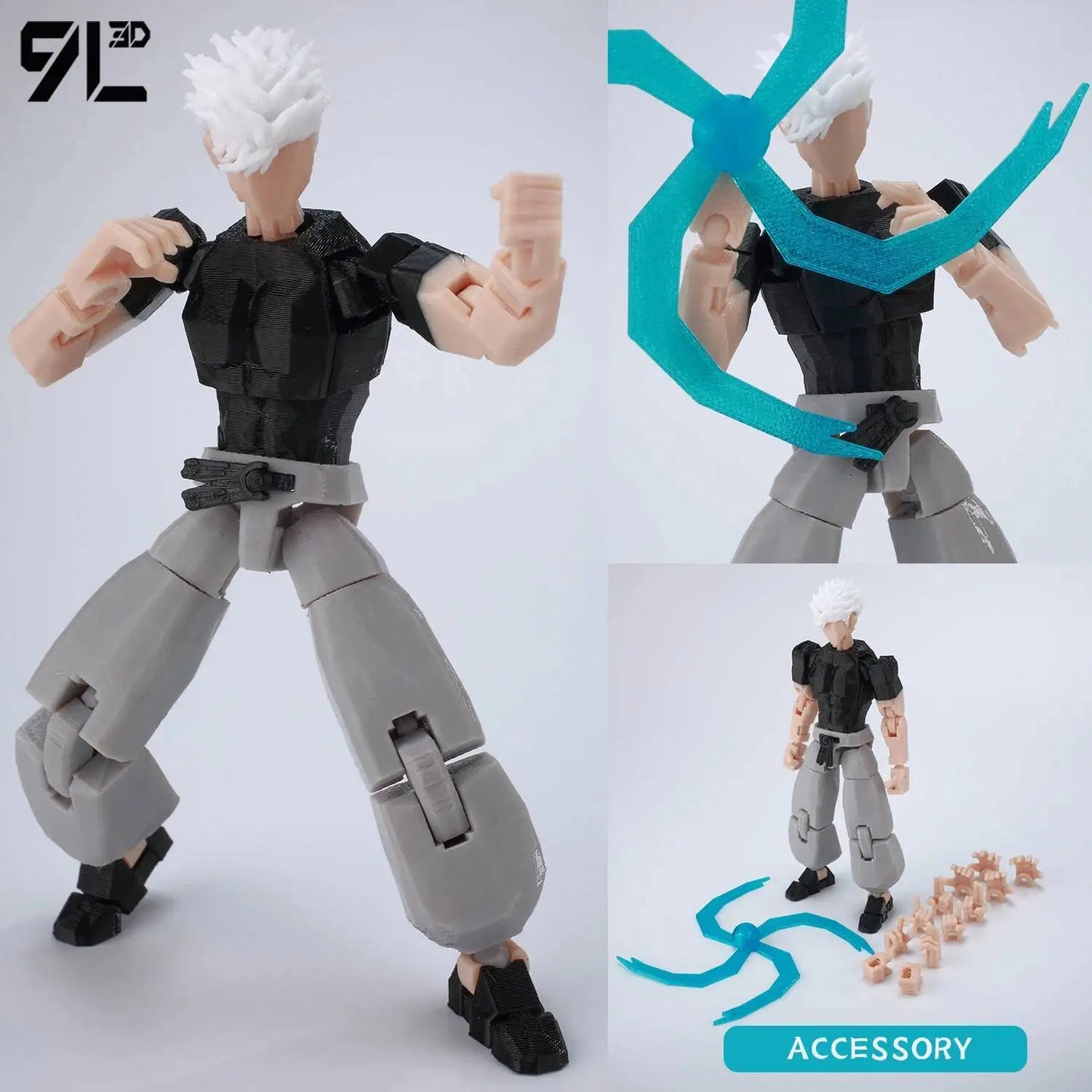 9L 3D Printed Anime Jujutsu Kaisen Sukuna Lucky13 Dummy 13 Movable Shapeshift T13 Action Figures Mannequin Toys for Collectors