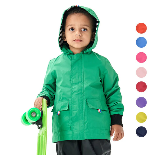 3-12T Kids Boys Girls Jackets Hooded Spring Autumn Outerwear