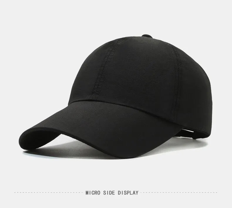 Summer New Ponytail Quick-Drying Sunscreen Hat Fisherman Hat Women Shade Cap Uv Protection Soft Top Hat