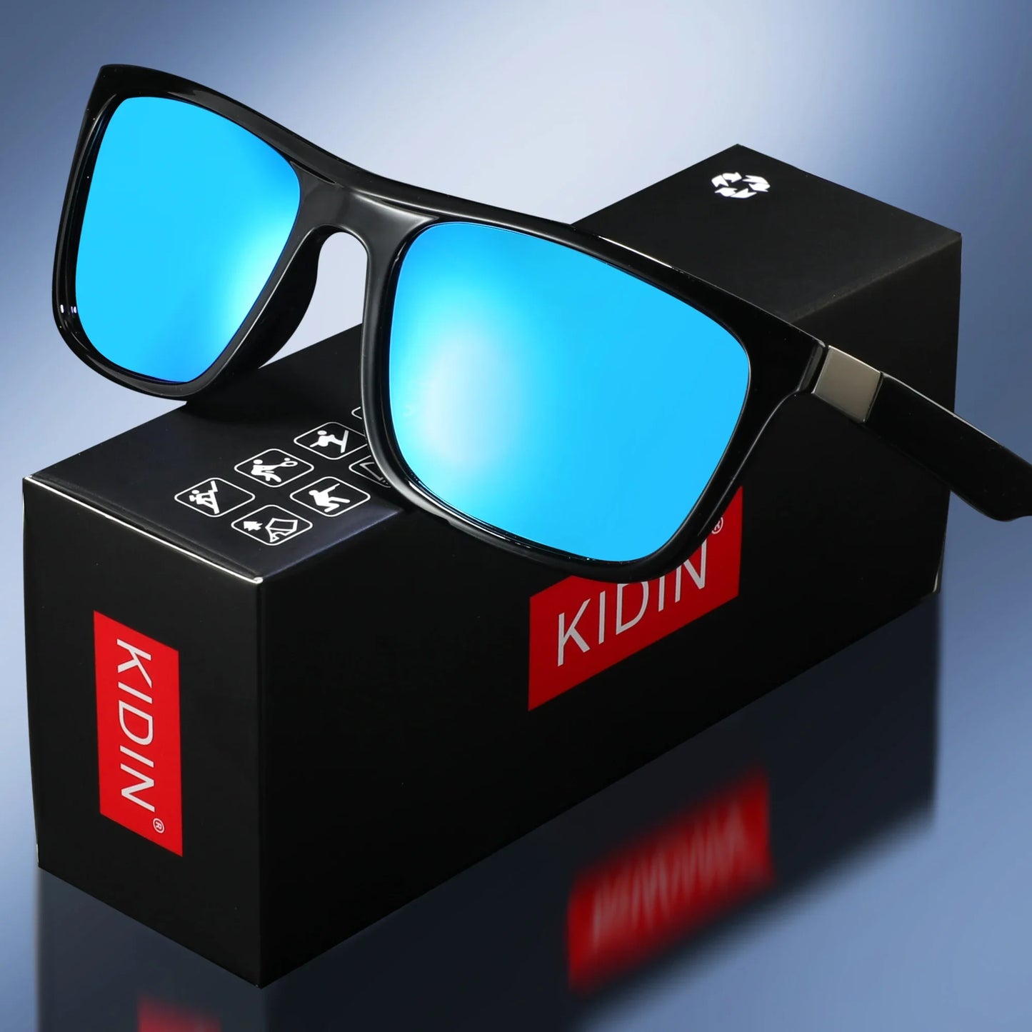 Fashion Square Vintage Polarized Sports Sunglasses Men Women Retro Driving Outdoor Fishing Sun Glasses UV400 Eyewear