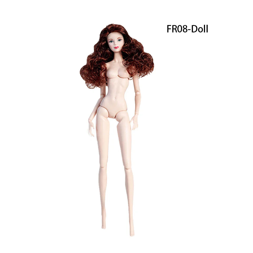 32cm European Supermodel Nude Doll Toy Original Unique Design Full Series Figure 1/6 Joint Multi Color Skin Exquisite Makeup Toy