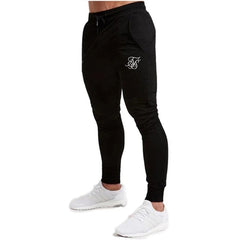 Sik Silk Men's Pants Fitness Skinny Trousers Spring Elastic Bodybuilding Pant Workout