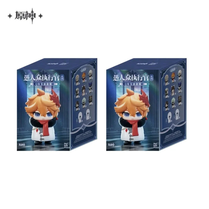 Genuine Suplay Genshin Fatui Harbinger Blind Box Mihoyo Game Anime Figure Collectibles Merchandise Mystery Box Gifts Ornaments