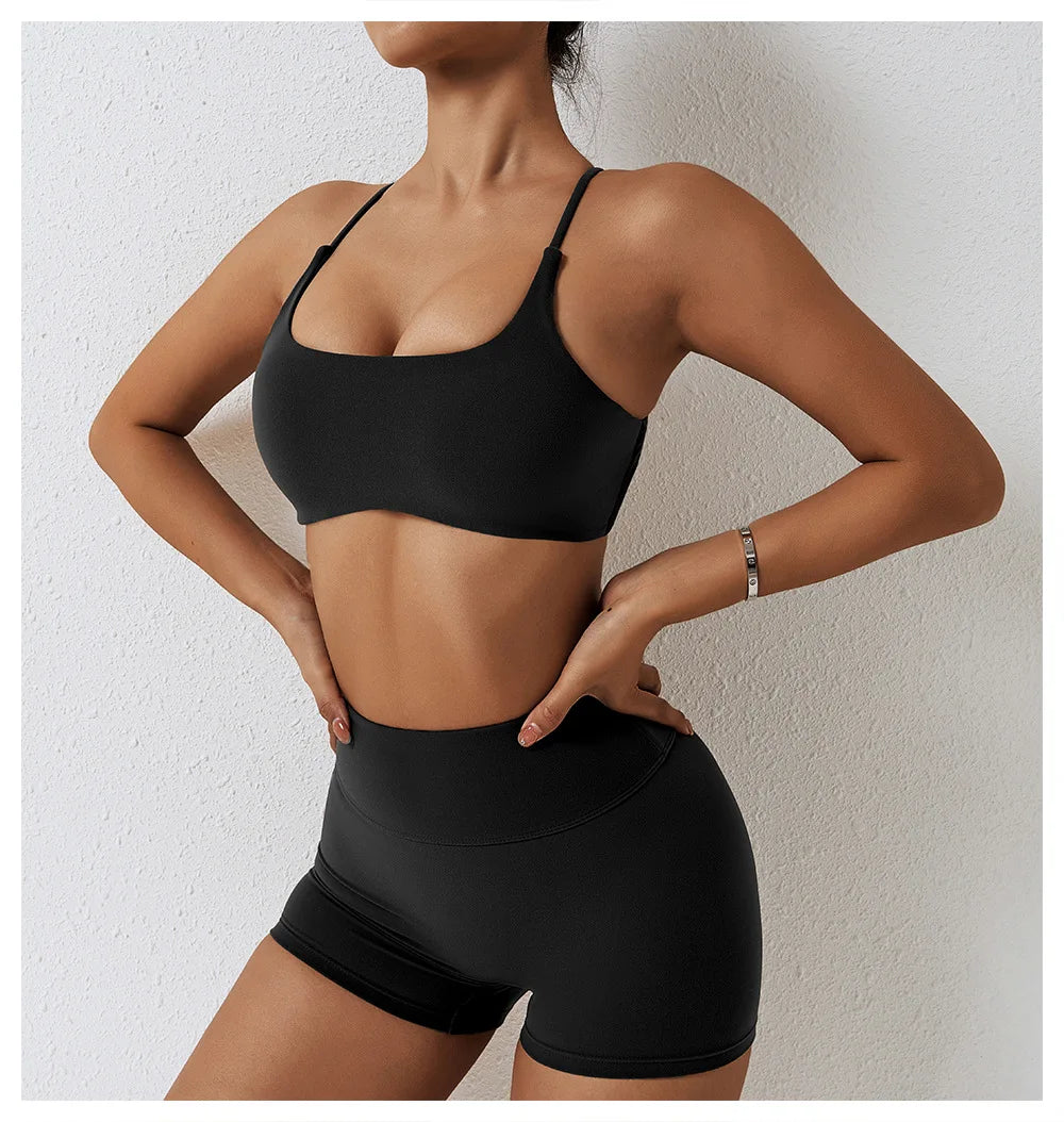 Seamless Yoga Set Workout Sportswear Gym Clothing 2Pcs Sport Sets Women
