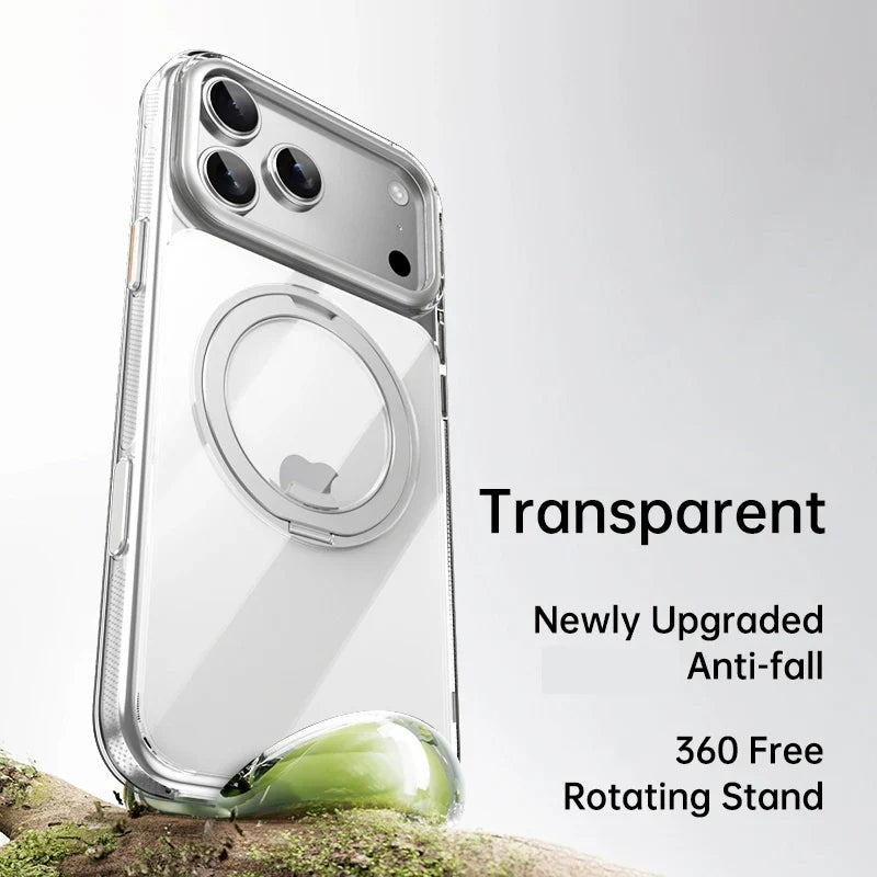 Magnetic 360 Degrees Rotating Ring Holder Case For iPhone 17 Pro Max / 17 Air