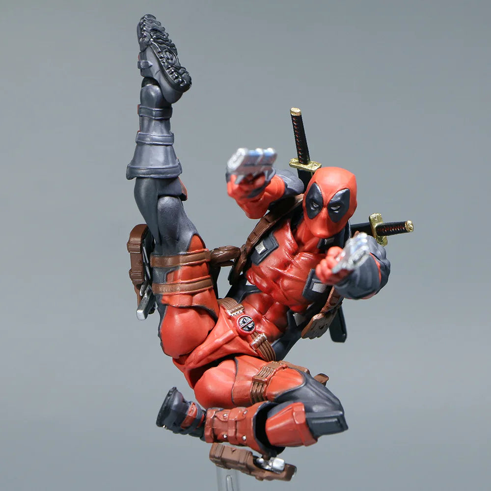 Amazing Yamaguchi Deadpool 2.0 Action Figure Toys 15cm Super Hero Dead Pool Movable Statues Model Doll Collectible Ornaments