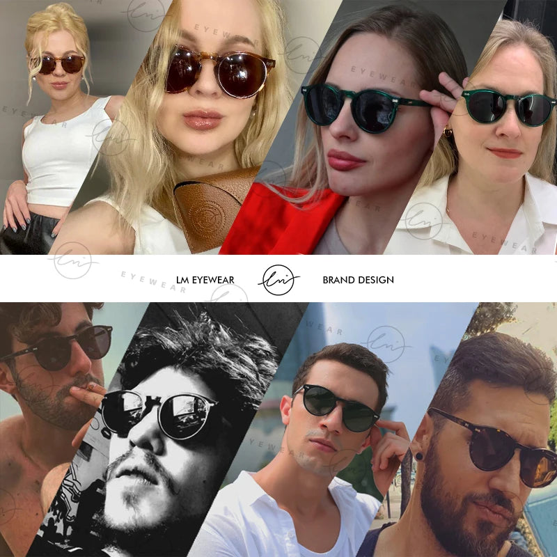 Sunglasses Women Men Tea Lens Outdoor Driving Shades Vintage Sun Glasses