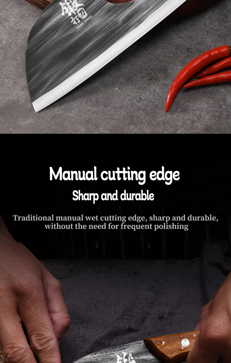 Kitchen Knife, New Full Blade Stainless Steel Chef's Knife, Multi-functional
