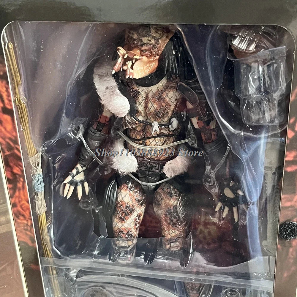NECA Predator Figrue Ultimate Shaman Elder Armored Lost Warrior Jungle Hunter Snake Vision Predator Alien Figure Model Toy Gifts