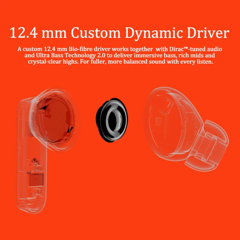 Global Version CMF Buds 2a Bluetooth 5.4 Up to 31H of playback 12.4mm Driver 42dB ANC 4HD Mics IP54