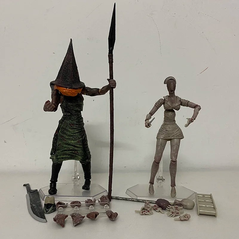 Figma Silent Hill 2 Figure Red Pyramd Thing Figma SP055 Bubble Head Nurse Sp061 Action Figure PVC Collectible Model Doll Toys