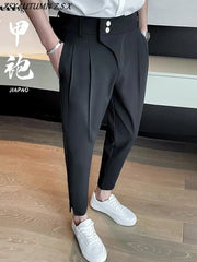 Casual Blazer Pants Men Formal Trousers Male Black Dress Pants Classic Suit Pants