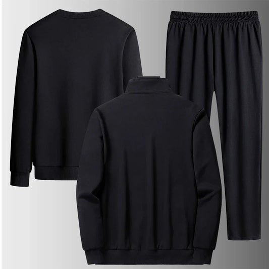 Men Tracksuits 3 Pieces Mens Hoodies and Sweatpants Set Spring and Autumn Tracksuit Unisex Jogging Suit Fashion Brand Mens 8XL