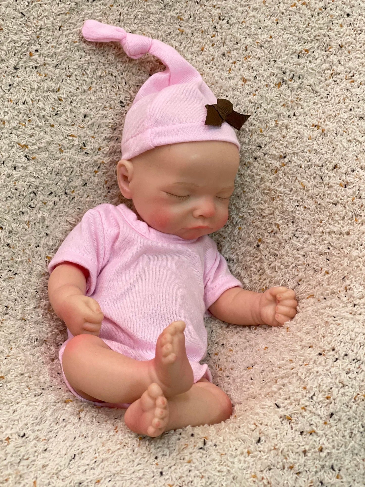 8styles/26cm Open and Close Eyes Cute Soft Full Body Solid Silicone Girl 3D Painted Skin Lifelike Real Corpo De Silicone Doll