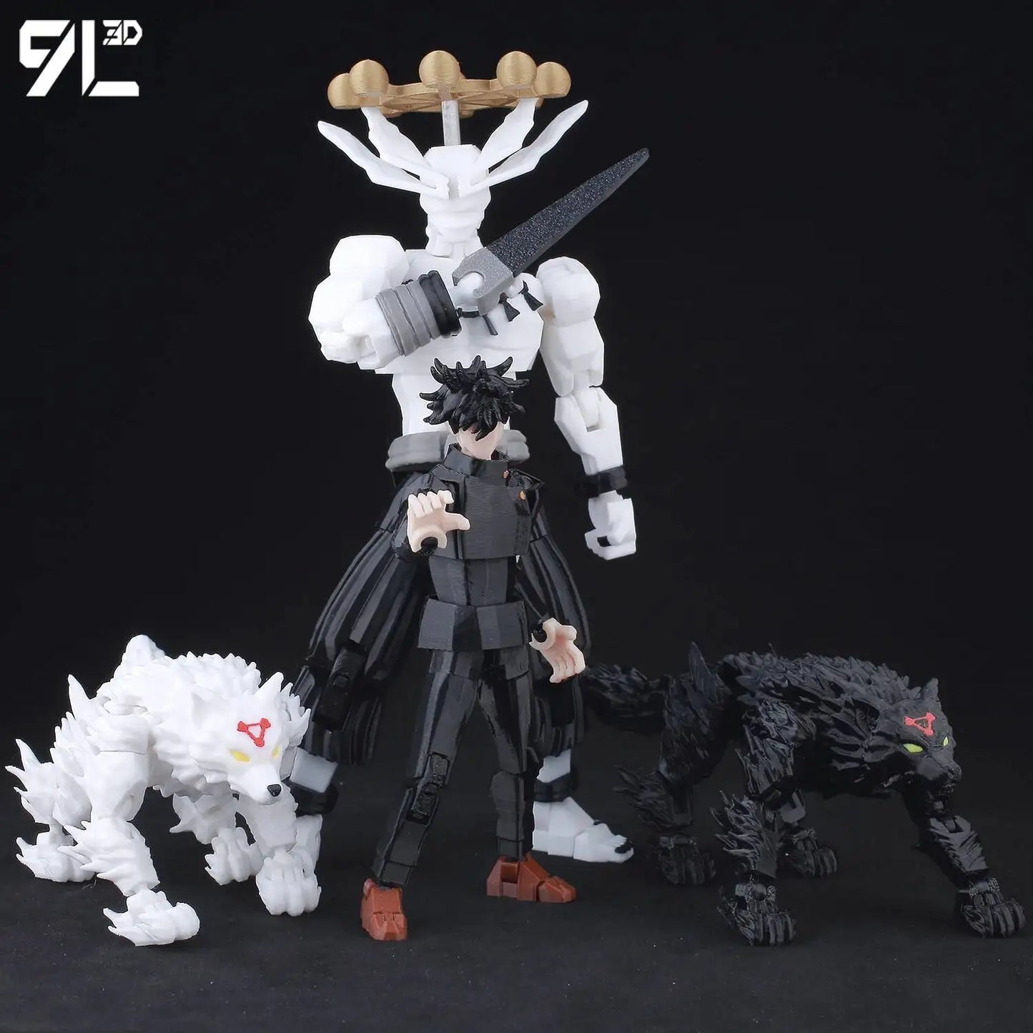 9L 3D Printed Anime Jujutsu Kaisen Sukuna Lucky13 Dummy 13 Movable Shapeshift T13 Action Figures Mannequin Toys for Collectors