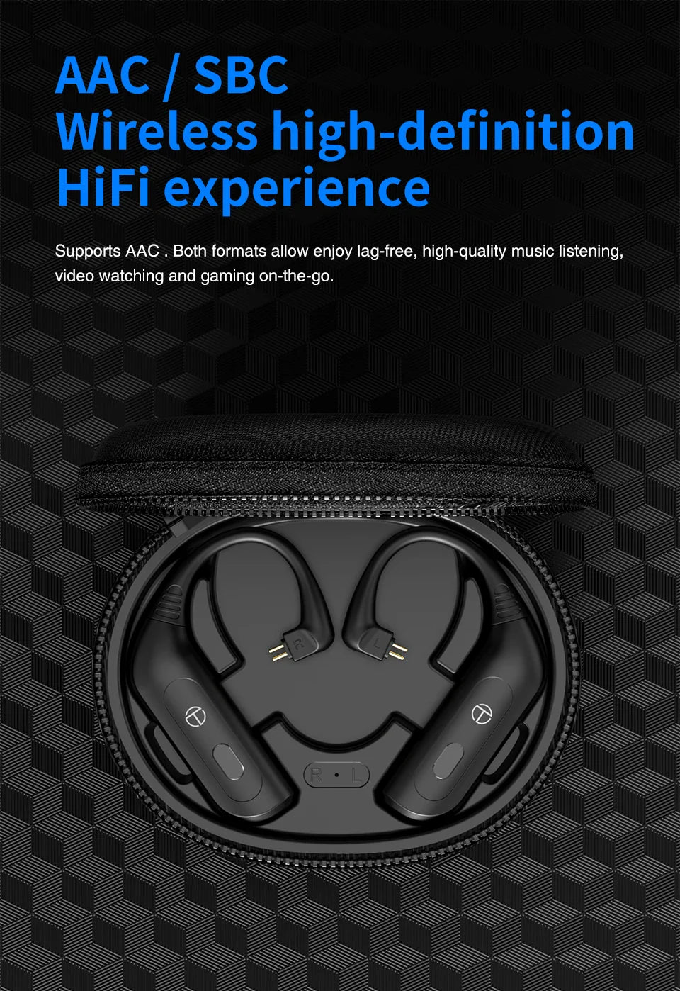 TRN BT20 PRO Wireless Bluetooth 5.3 HIFI Earphones Module Upgrade Cable Replaceable For air pods Conch 0.75 0.78 mmcx 2pinsqdc