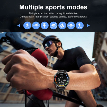 Men New Smartwatch Bluetooth Call Waterproof Sports Fitness Smart Watches Heart Rate Monitoring Health Bracelets For Android IOS
