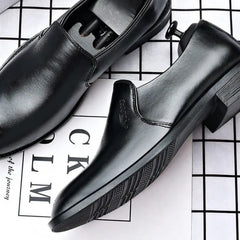 Mens Leather Dress Shoes Gentleman Formal Men Shoe Luxury Brand Casual