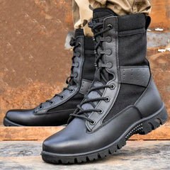 Boots Men Military Army Special Force Combat Boot Outdoor Hiking Walking Training Shoes