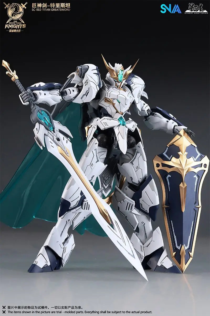 HG 1/144 SNAA SC-002 Titan Greatsword Tristan Assembly Model Kit SC-009 Divine Invoker Percival The Round Table Knights Figure