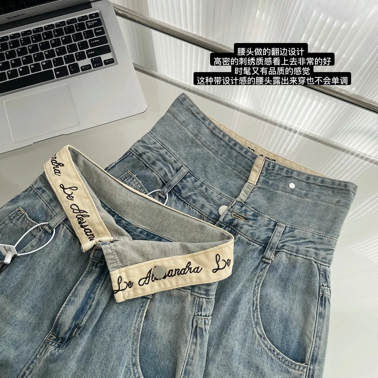 Long Baggy Jeans Women Y2K Boyfriend High Waist Wide Leg Pants