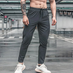 Men Sport Trousers with Pockets Running Workout Pants Quick Dry Training Jogger