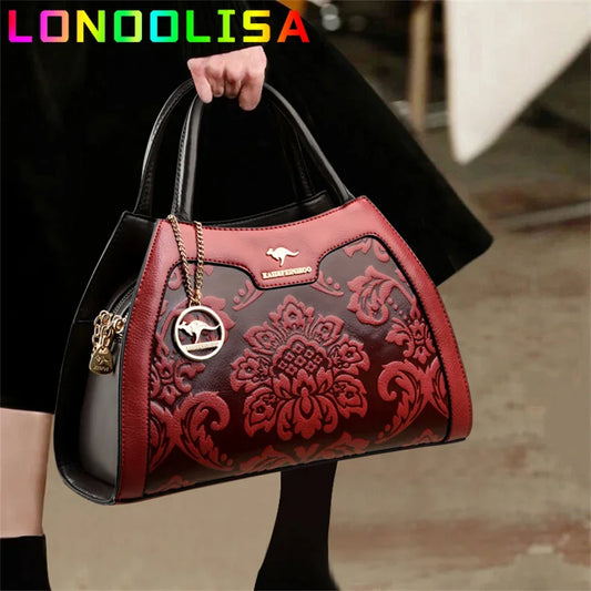 Casual Tote Leather Handbags Purse Women Bag Designer Messenger