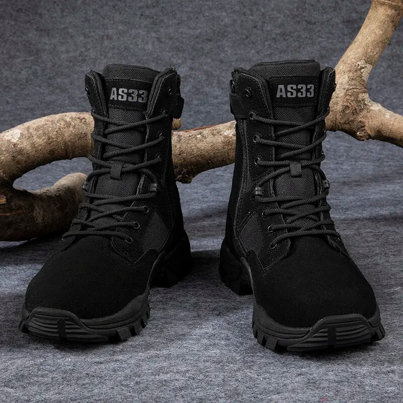 Men Military Boots Outdoor Non Slip Hiking Boots Tactical Desert Combat Ankle Boots