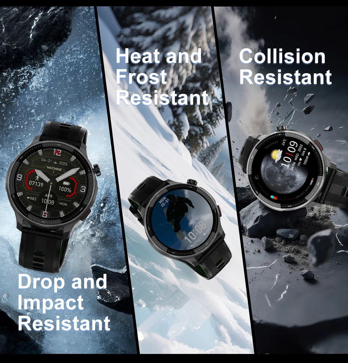 NEW GPS Offline Maps Smart Watch 1.43" AMOLED Military Sports Smartwatch 4GB Memory Video Player 30m Swim Waterproof Bracelet