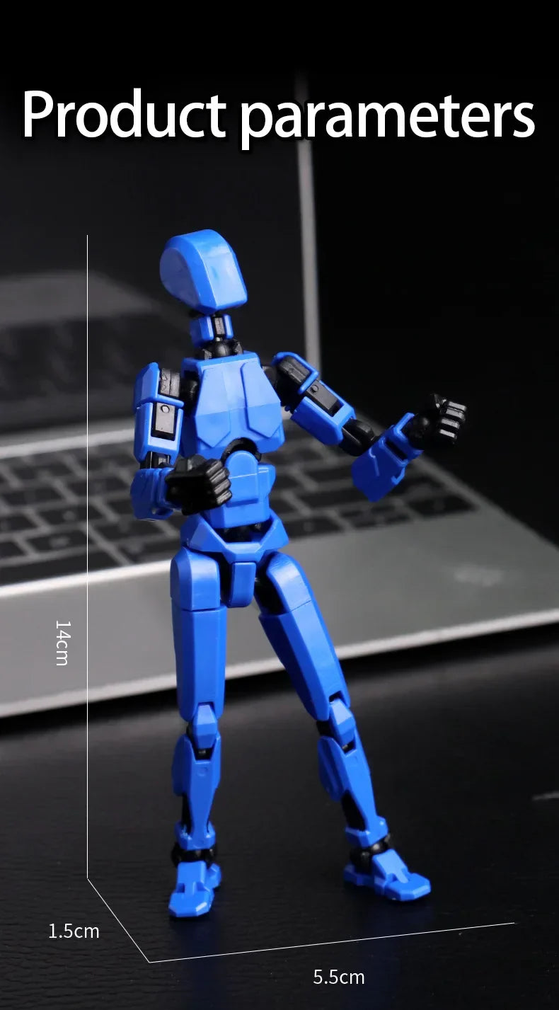 1PCS T13 Joints Figure Articulate Movable Dummy Doll Diy Assembly Toy 3D Printed Action Figure Stop Motion Animation Dummy Gift