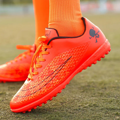 Men Soccer Shoes Kids Football Boots Women Breathable Soccer Cleats