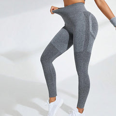 Seamless Spliced Leggings Women Butt Lift Yoga Leggings