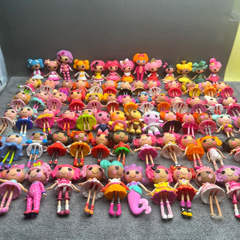 Original 8-10cm Lalaloopsy  Little Sister Multi-style Dolls PVC Girls' Holiday Gift Collection Toys