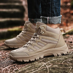 Men Boots Tactical Military Boots Outdoor Hiking Boots Spring Men's Work Shoes