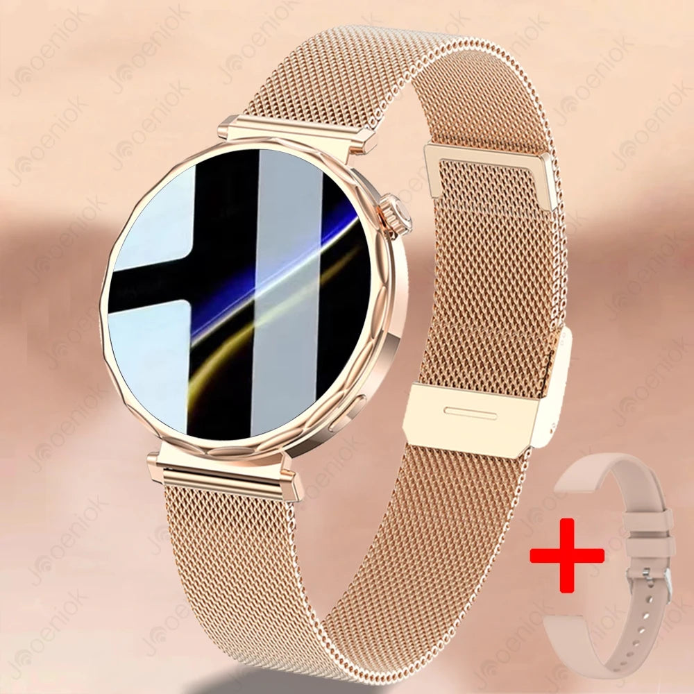 Fashion Women's Smart Watch AMOLED HD Screen Health Monitoring GPS Sports Track Watch Bluetooth Call Smartwatch Android IOS